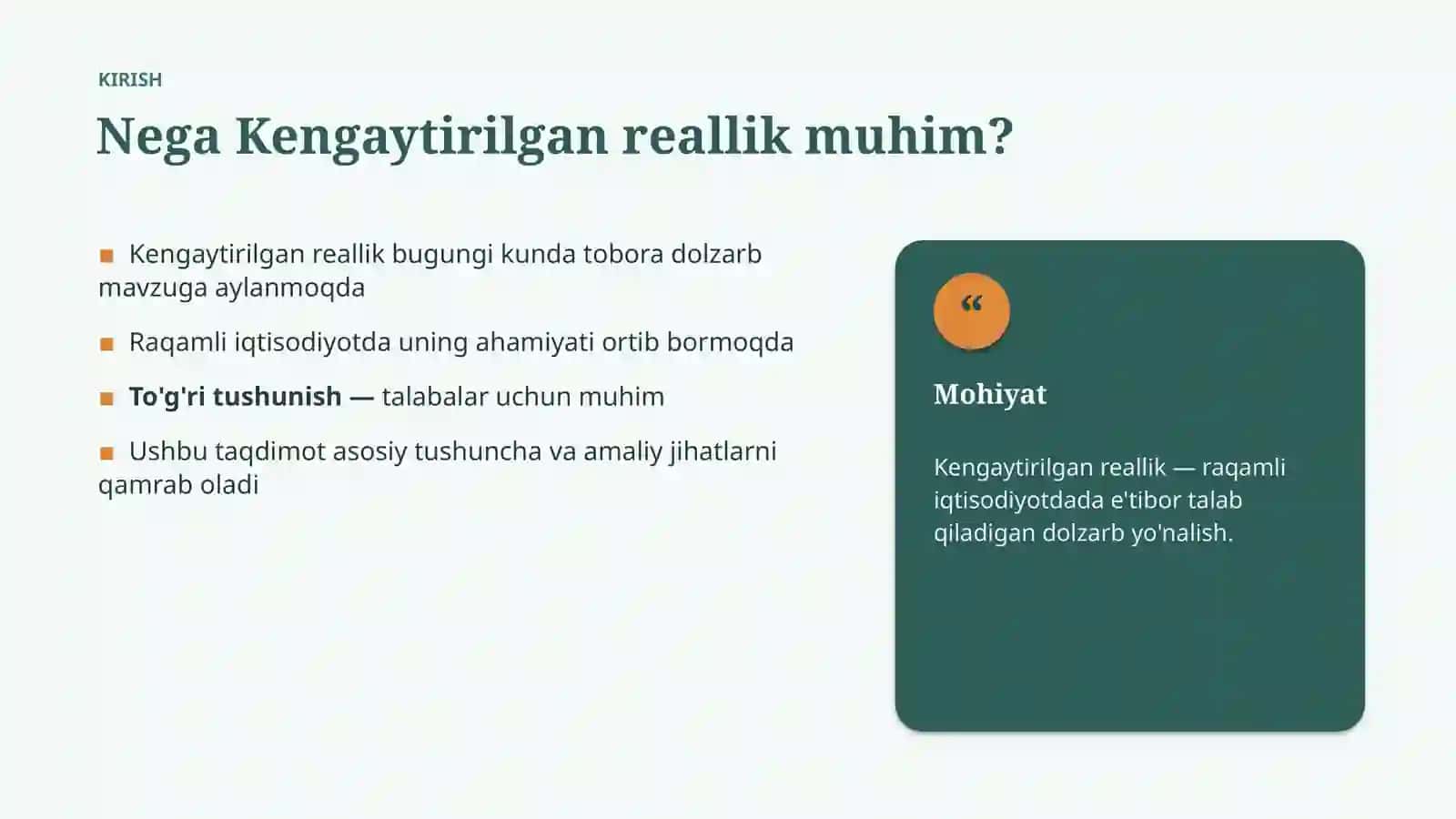 Kengaytirilgan reallik 3