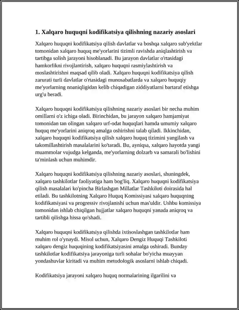 XALQARO HUQUQNI KODIFIKATSIYA QILISH 3