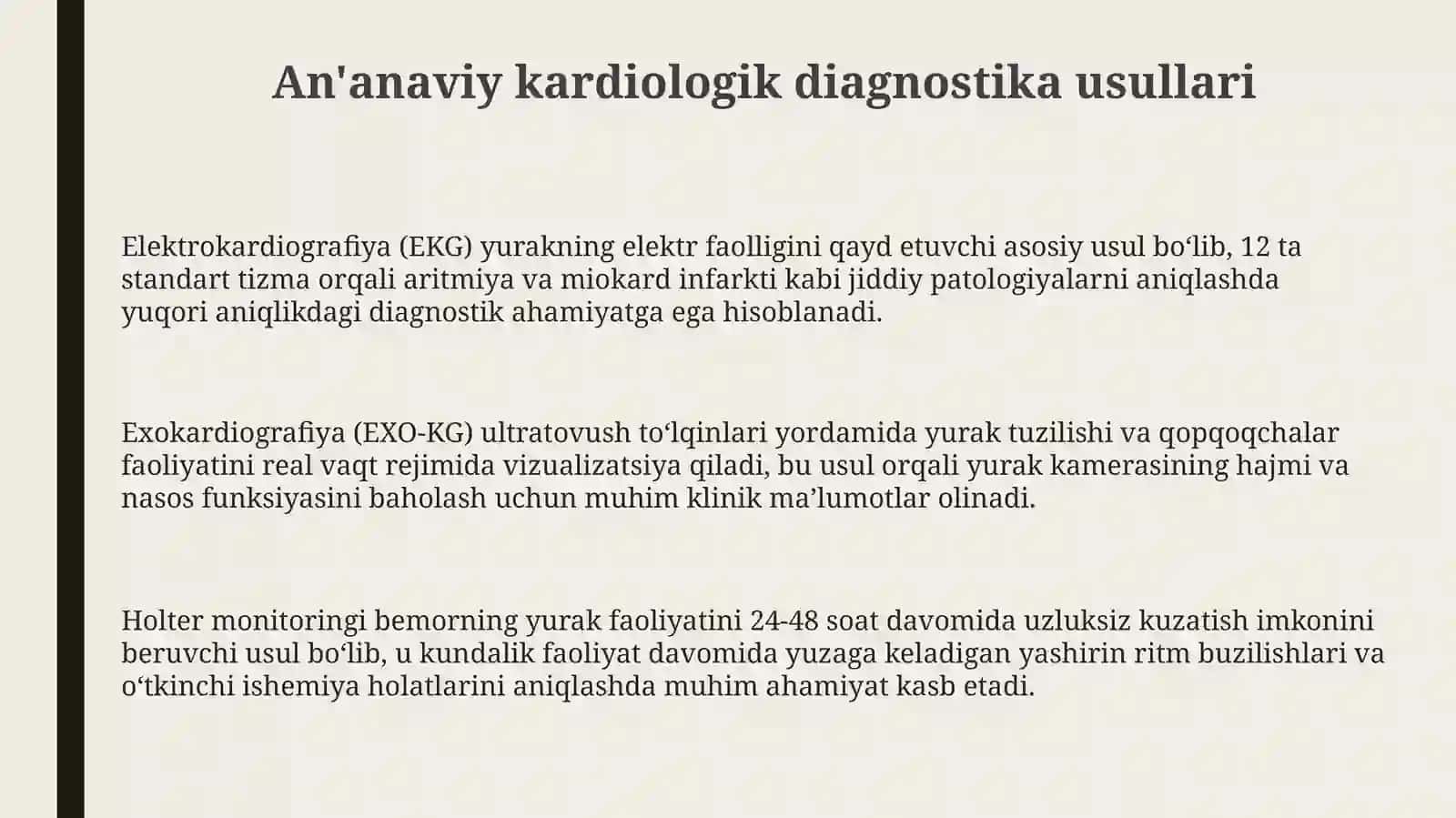 Yurak faoliyatini tekshirishning yangi usullari 3