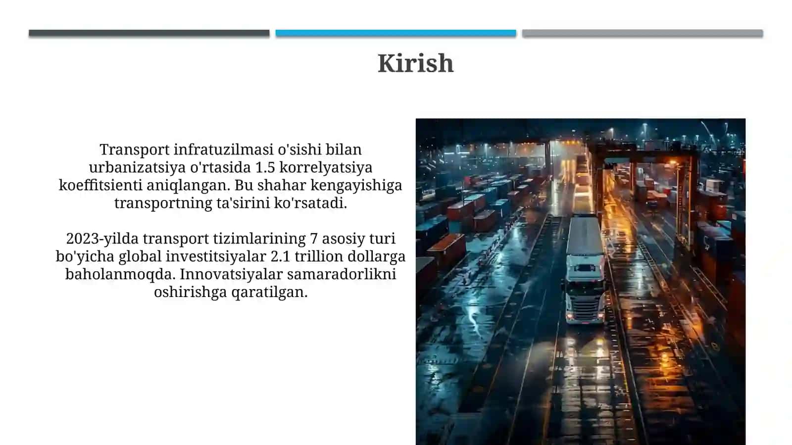Transport ogirlash 3