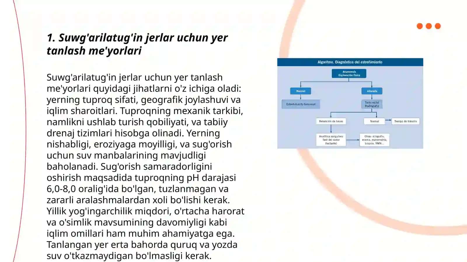 Darilik osimlikler egiletug'in (suwg'arilatug'ın hám lalmikar) jerdi tańlaw hám topiraqqa islew beriw tajiriybe variantlarin jaylastırıw usılları 3