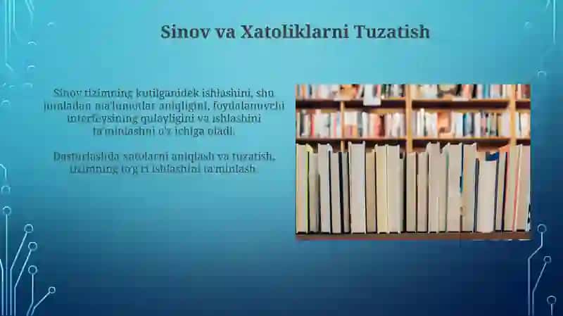 Avtomatlashtirilgan kutubxona-axbotot tizimini yaratish 3