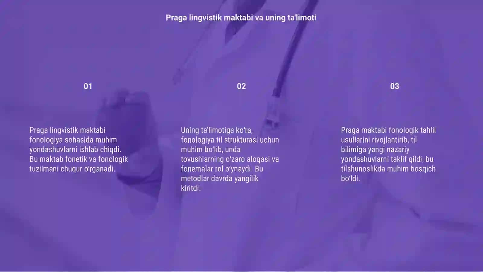 Praga lingvistik maktabi ta'limotida fonologiyaning o'rni 3