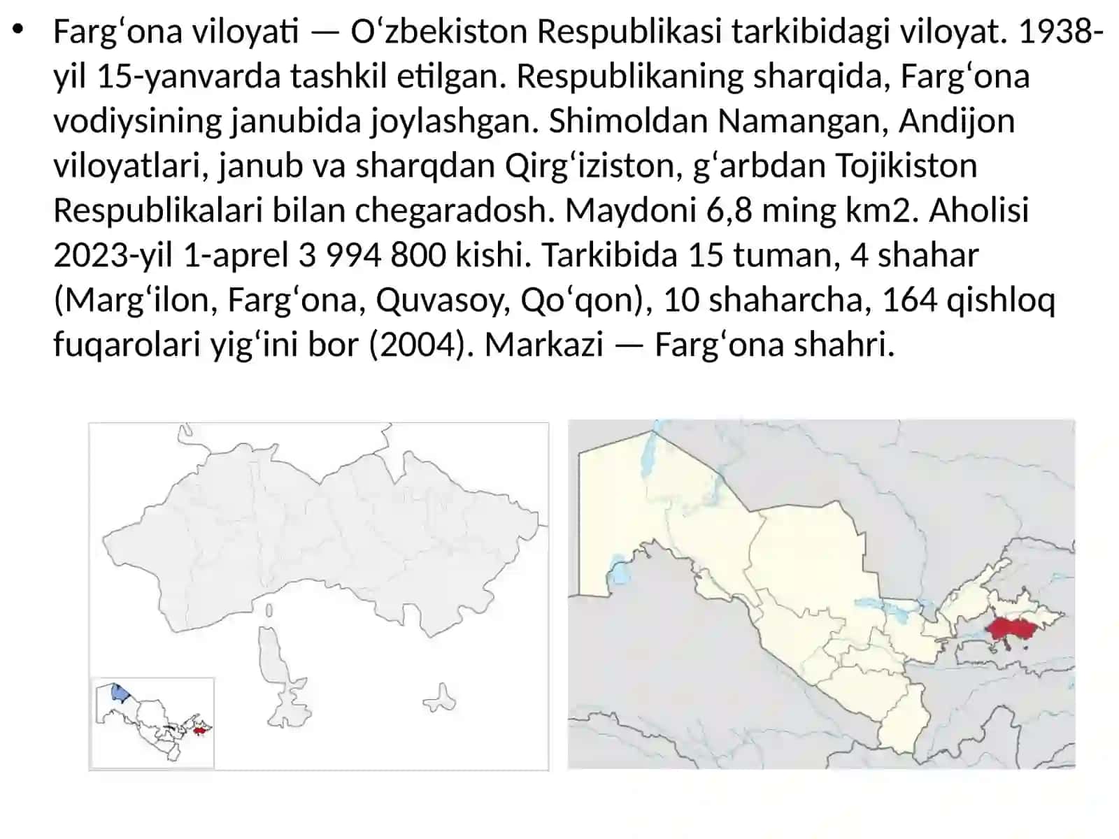 FARG`ONA VILOYATI 3