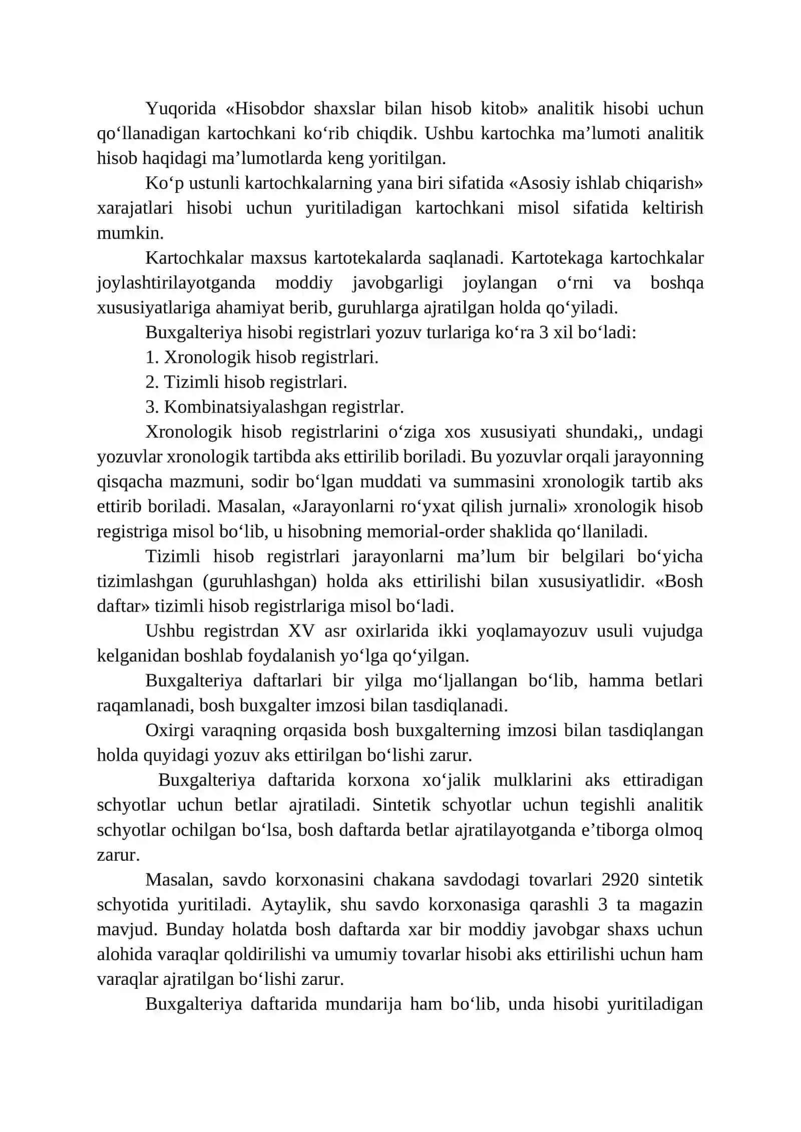 Buxgalteriya hisobi registrlari va shakllari 3