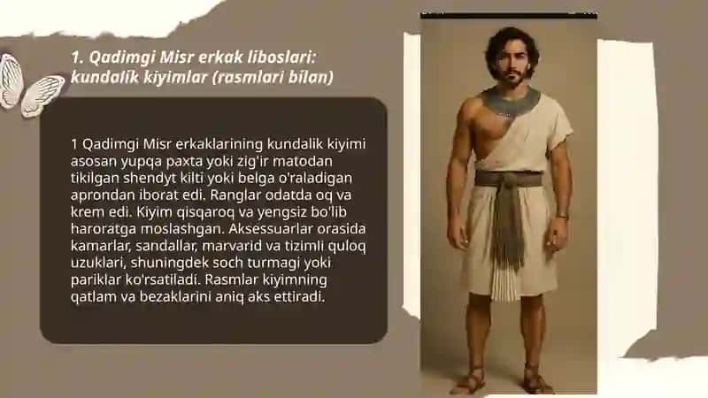 Kostyum va uning bichim tarixi fanidan taqdimoti 3