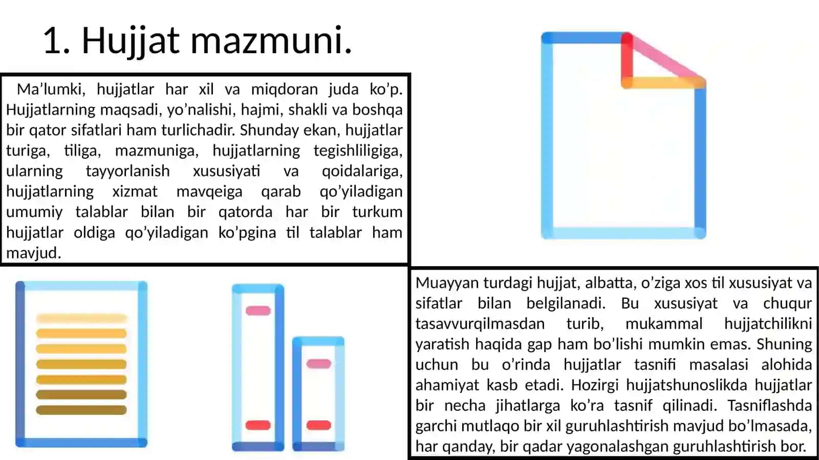 Hujjat va xujjatlarni tuzish tartibi 3