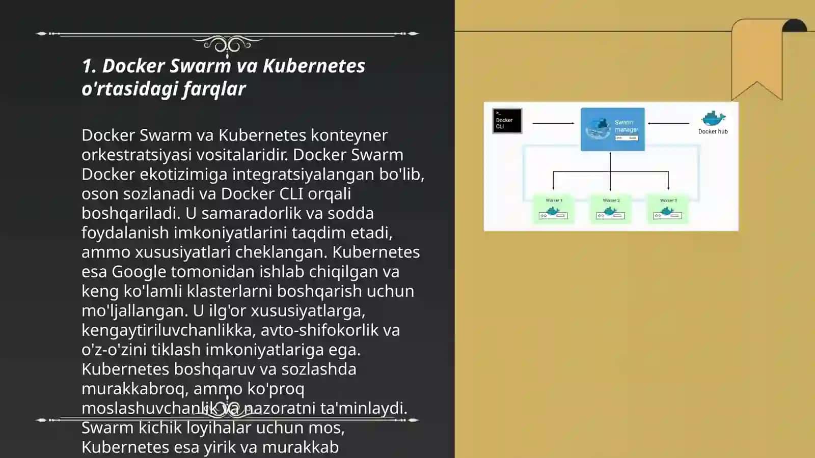 Docker Swarm va Kubernetes: Konteynerlarni orkestratsiya qilish 3