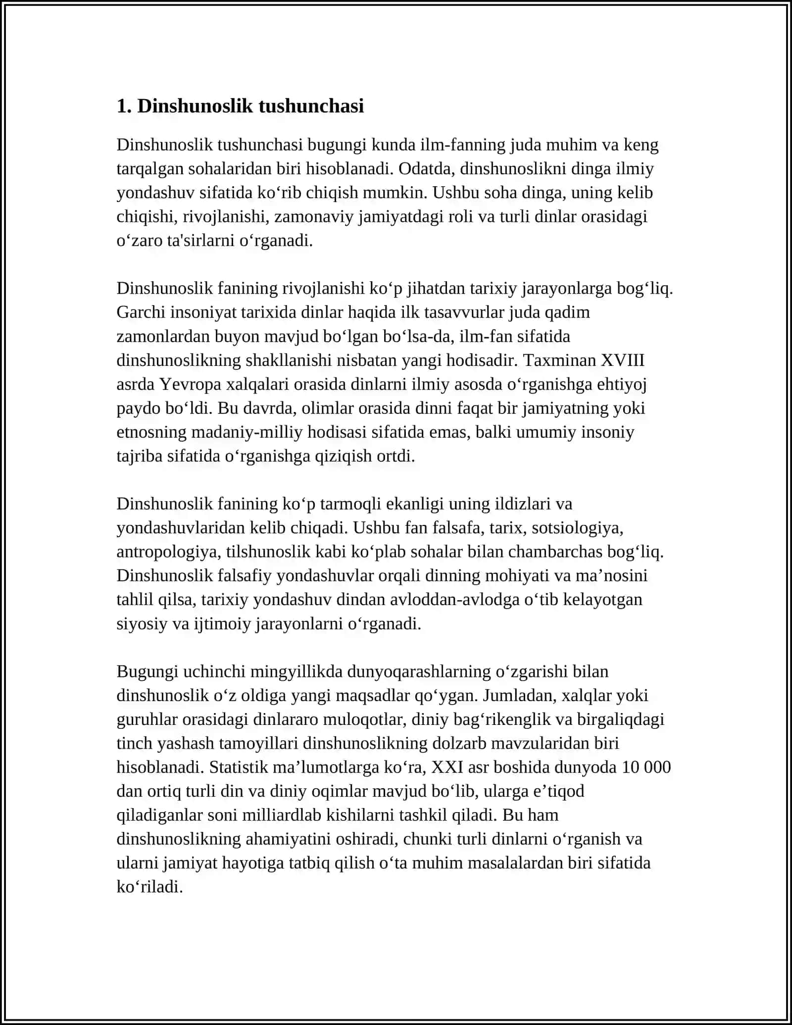 DINSHUNOSLIKNING FAN SIFATIDA SHAKILLANISHI 3