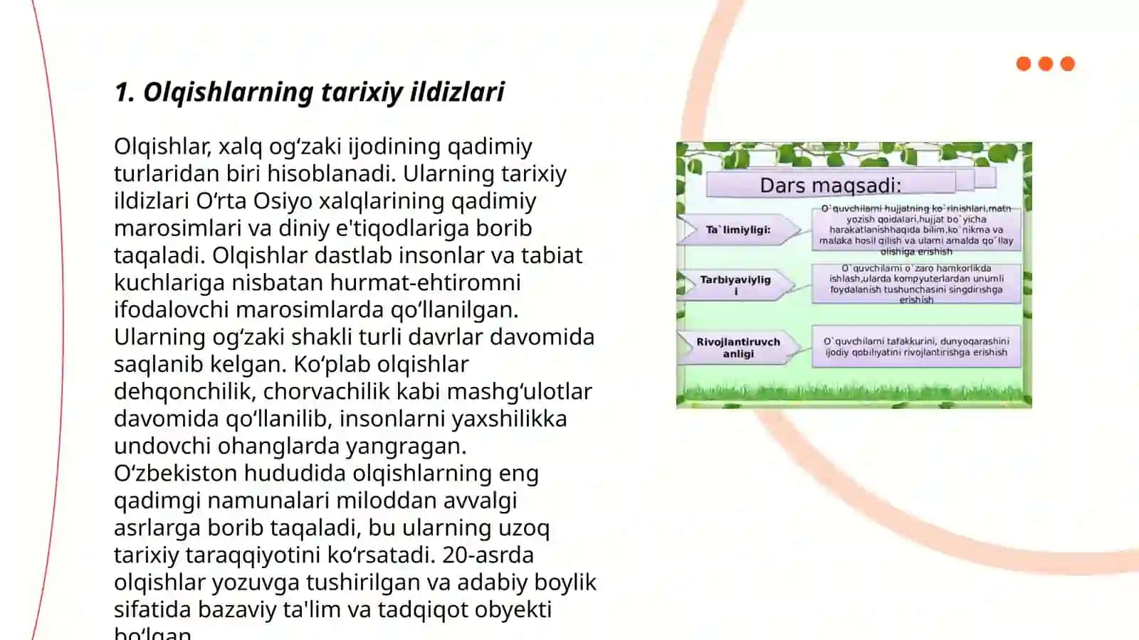 Olqishlar va qarg‘ishlar tahlili 3