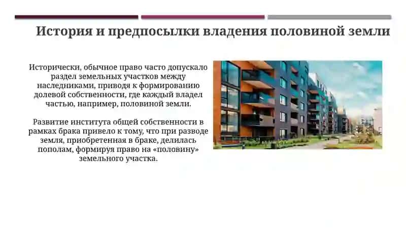 Правовой половина земли в населенных пунктах 3