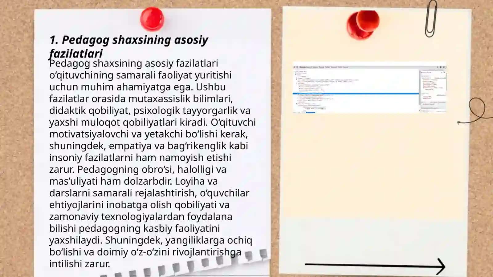 Pedagog shaxsi va unga qoʻyiladigan talablar 3
