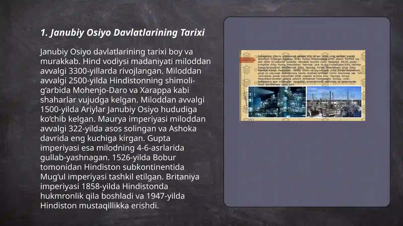 Janubiy Osiyo Davlatlarining Tarixi 3