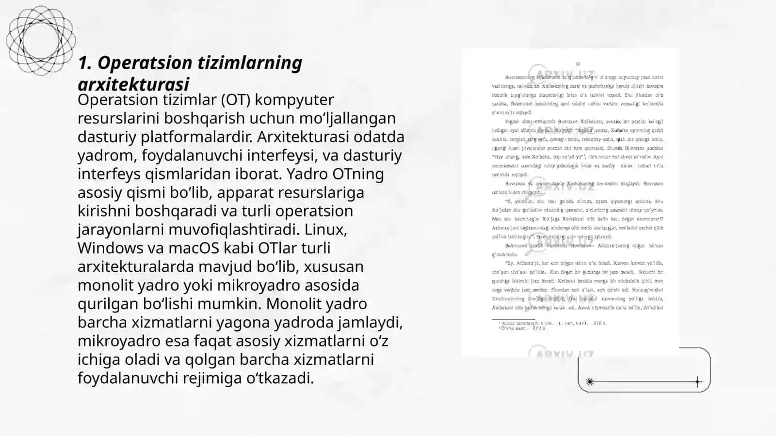 Zamonaviy operatsiyon tizimlarning qiyosiy tahlili 3