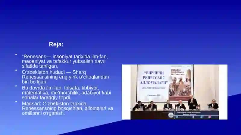 Renessansning O‘zbekistondagi aksariy bosqichlari va ravshanlik omillari 3