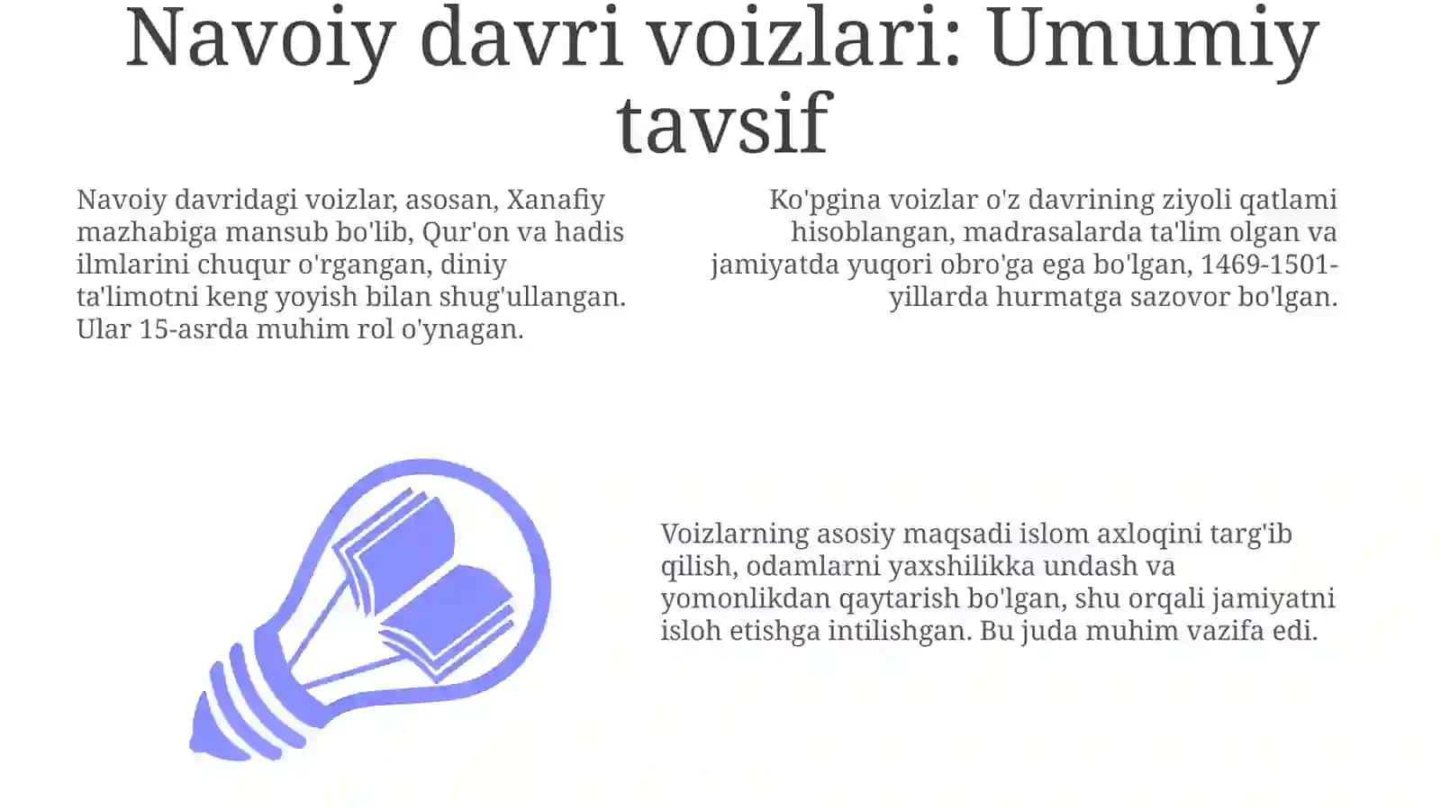 Navoiyga zamondosh voizlar 3