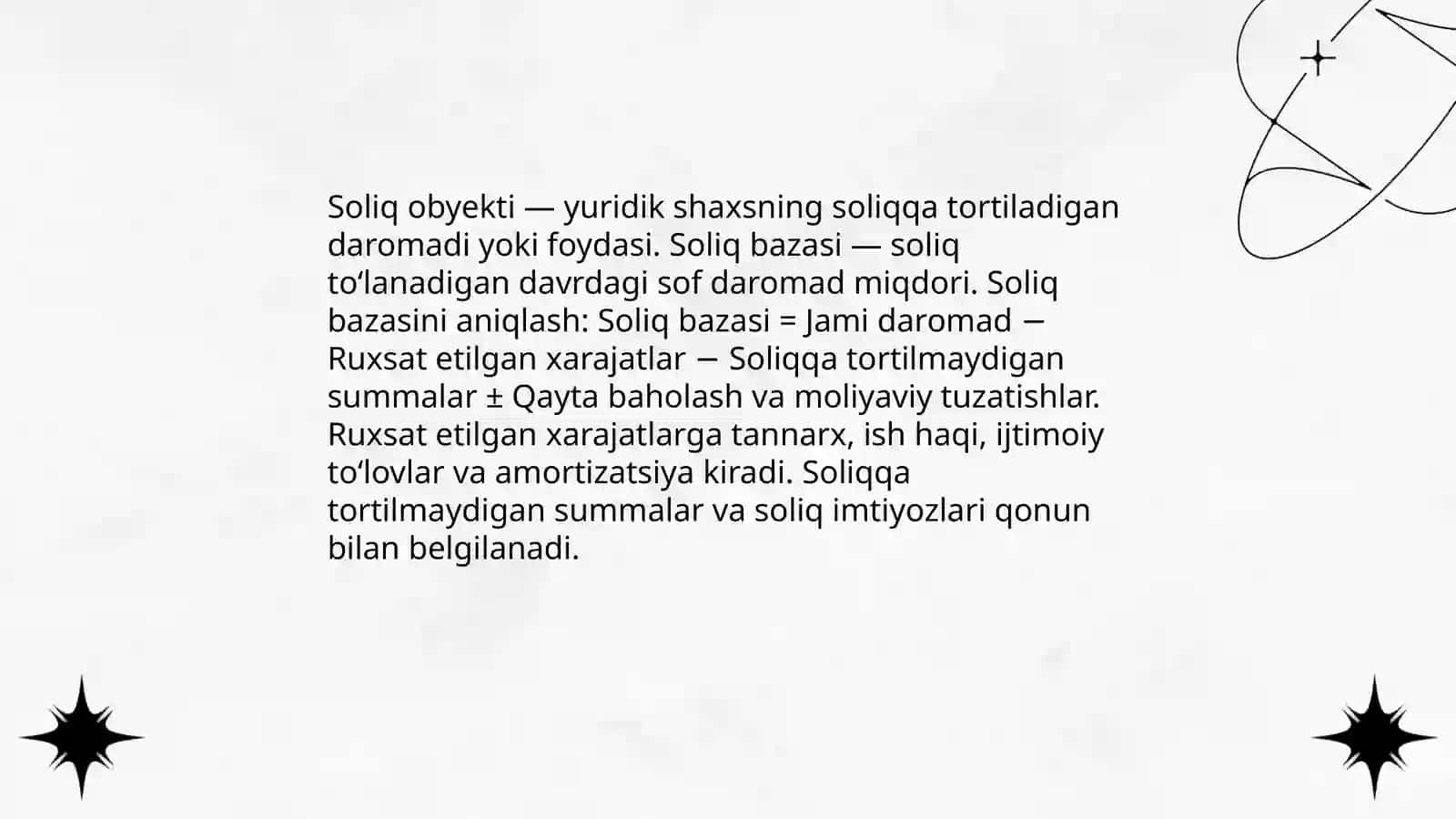 Yuriduk shaxslardan olinadigan daromad solig'i hisob kitobi 3