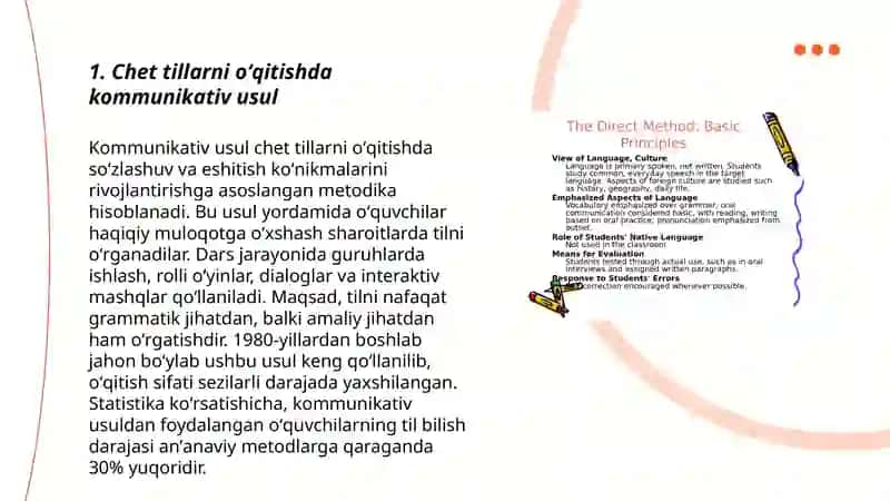 Chet tillarni oʻqitish metodlari 3