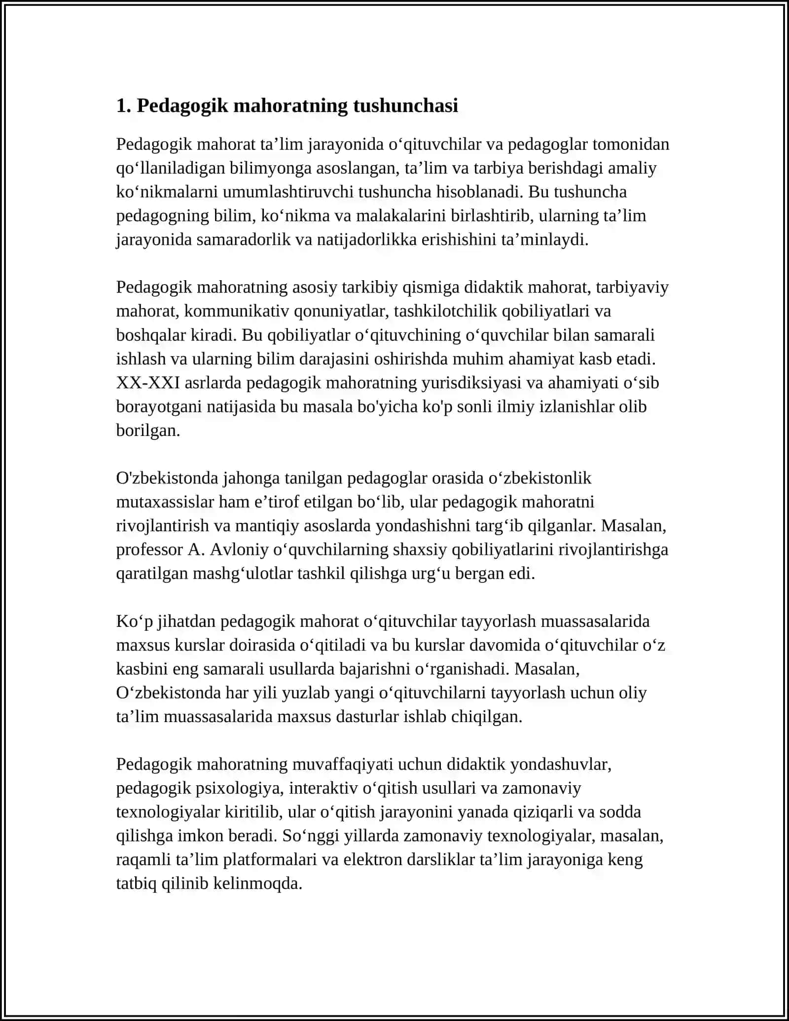ÕQITUVCHINING PEDAGOGIK MAHORATI 3