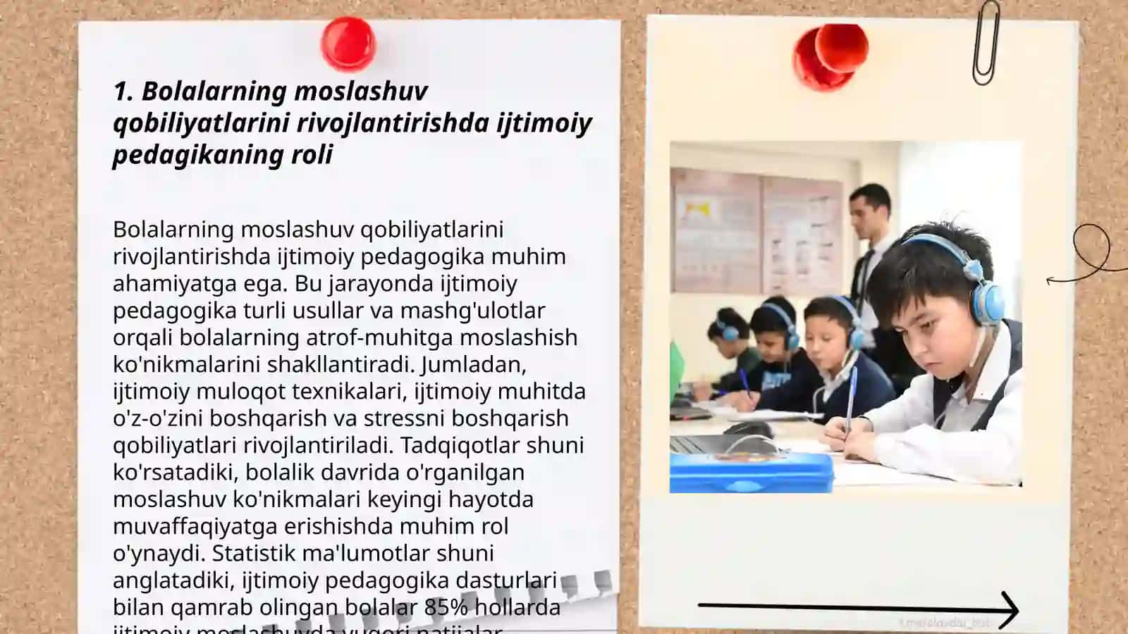 Ijtimoiy pedagogik faoliyatda bolalarning moslashuv koʻmikmalarini shakllantirish 3