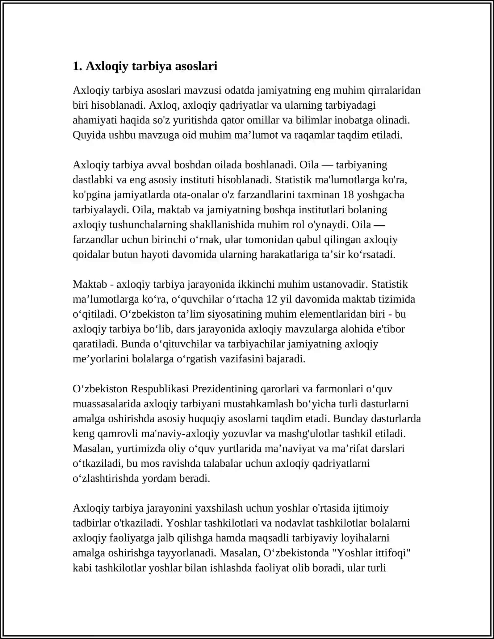 PEDAGOGIKANING AKSIOLOGIK ASOSLARI 3