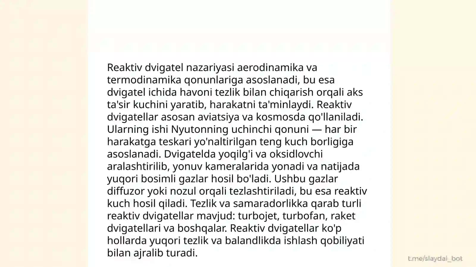 O'zgaruvchan massali jism harakati.Raketa harakati 3