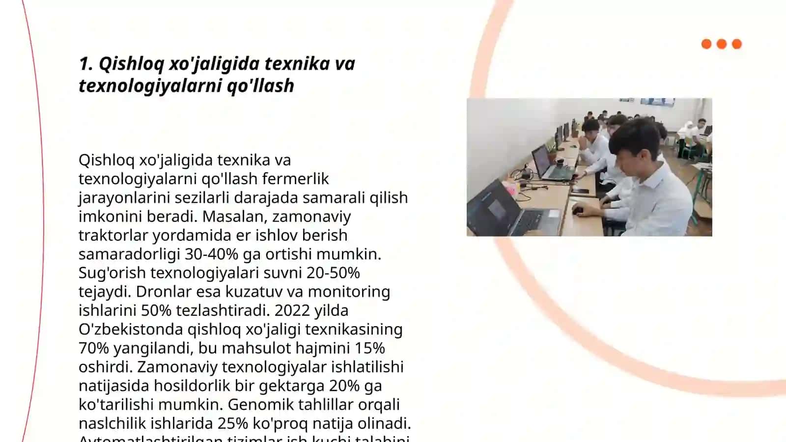 Qishloq xojaligini mexanizatsiyalash 3