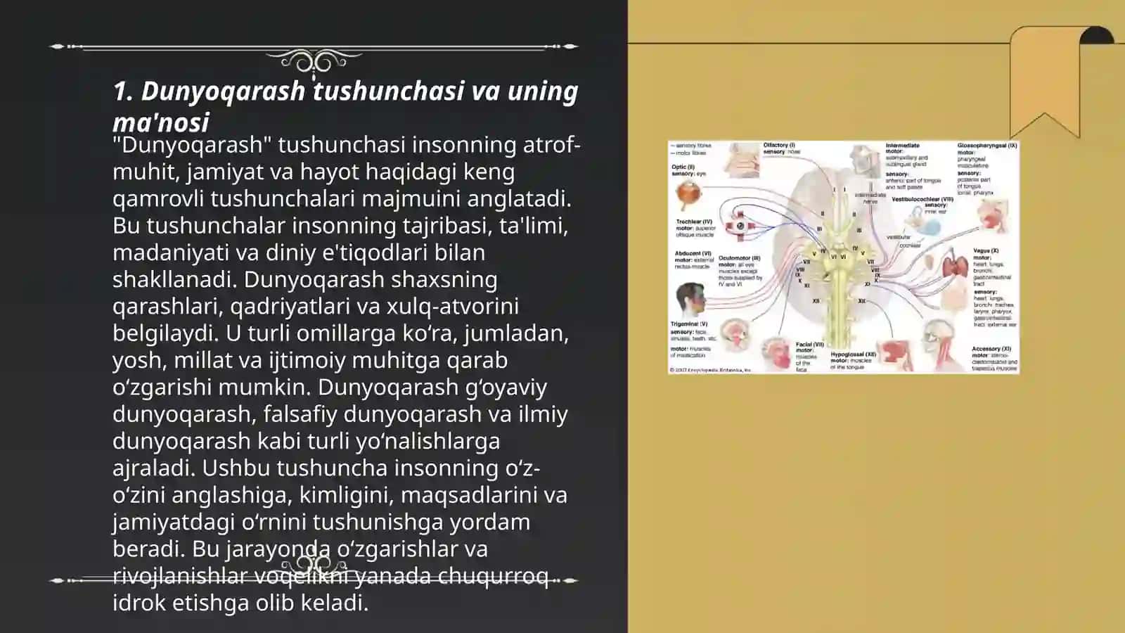 Dunyoqarashning mohiyati, tuzilishi va asosiy funksiyalari 3
