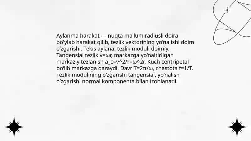 Aylanma harakat 3