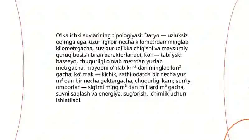 Oʻlka ichki suvlarini oʻrganish 3