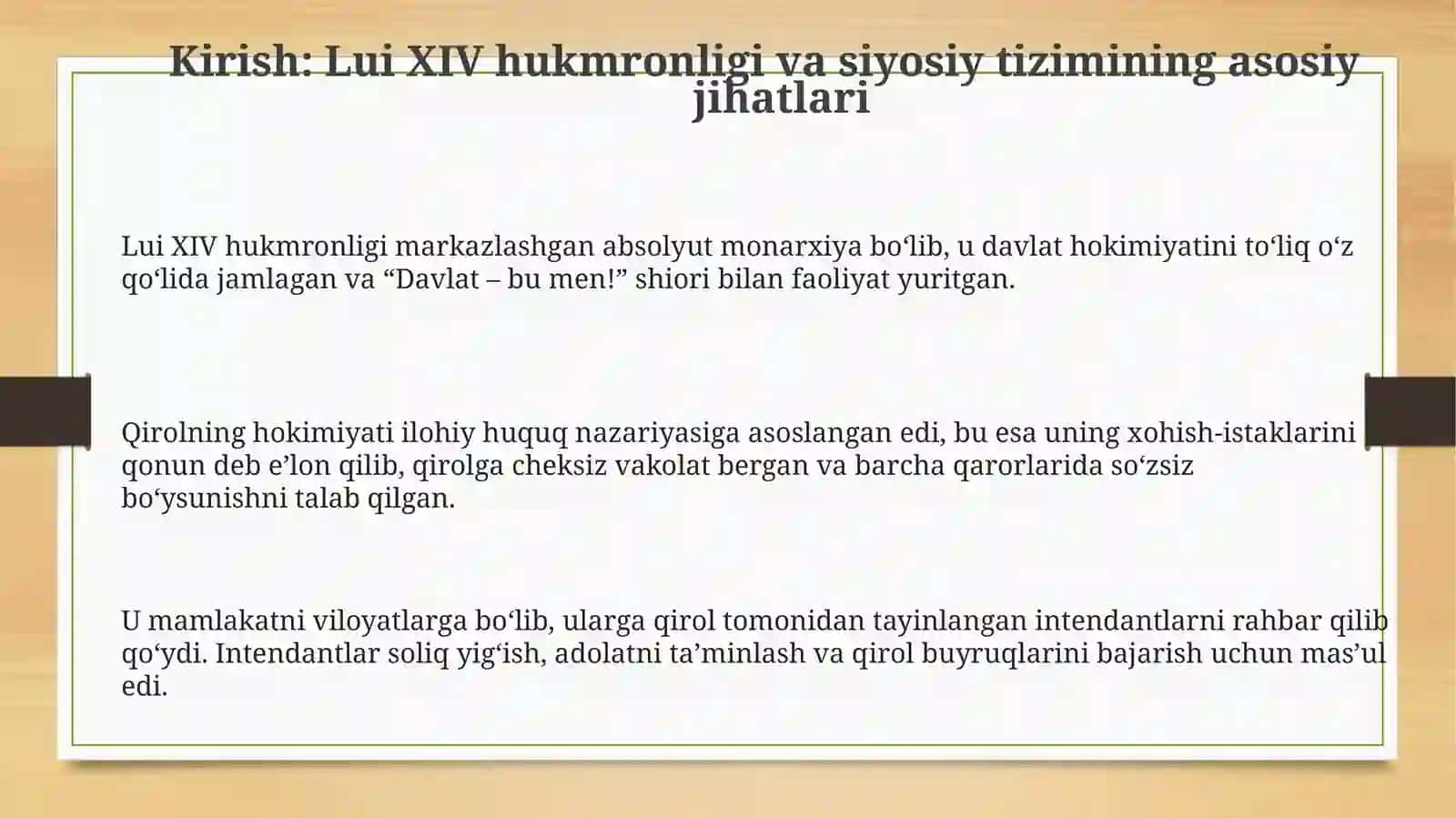 Lyudovik XIV ning jahon tarixida tutgan o‘rni 3