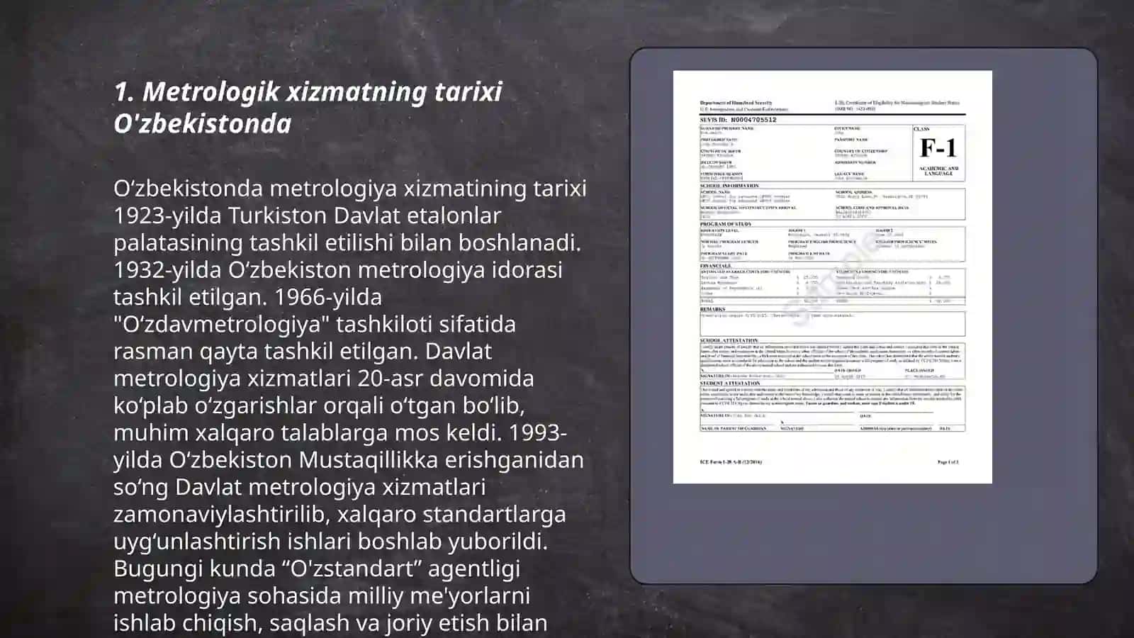 O'zbekiston Respublikasida Metrologik hizmat tuzulmasi 3