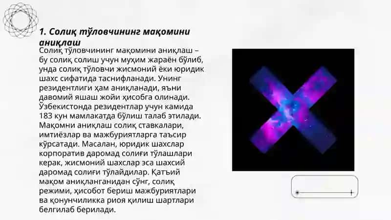Солик туловчи жисмоний шахслардан ундириладиган соликлар ва йигимлар хисобини юритиш 3