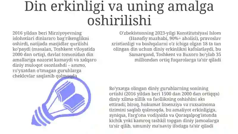 Yangi O‘zbekistonda amalga oshirilayotgan ma’naviy o‘zgarishlar 3