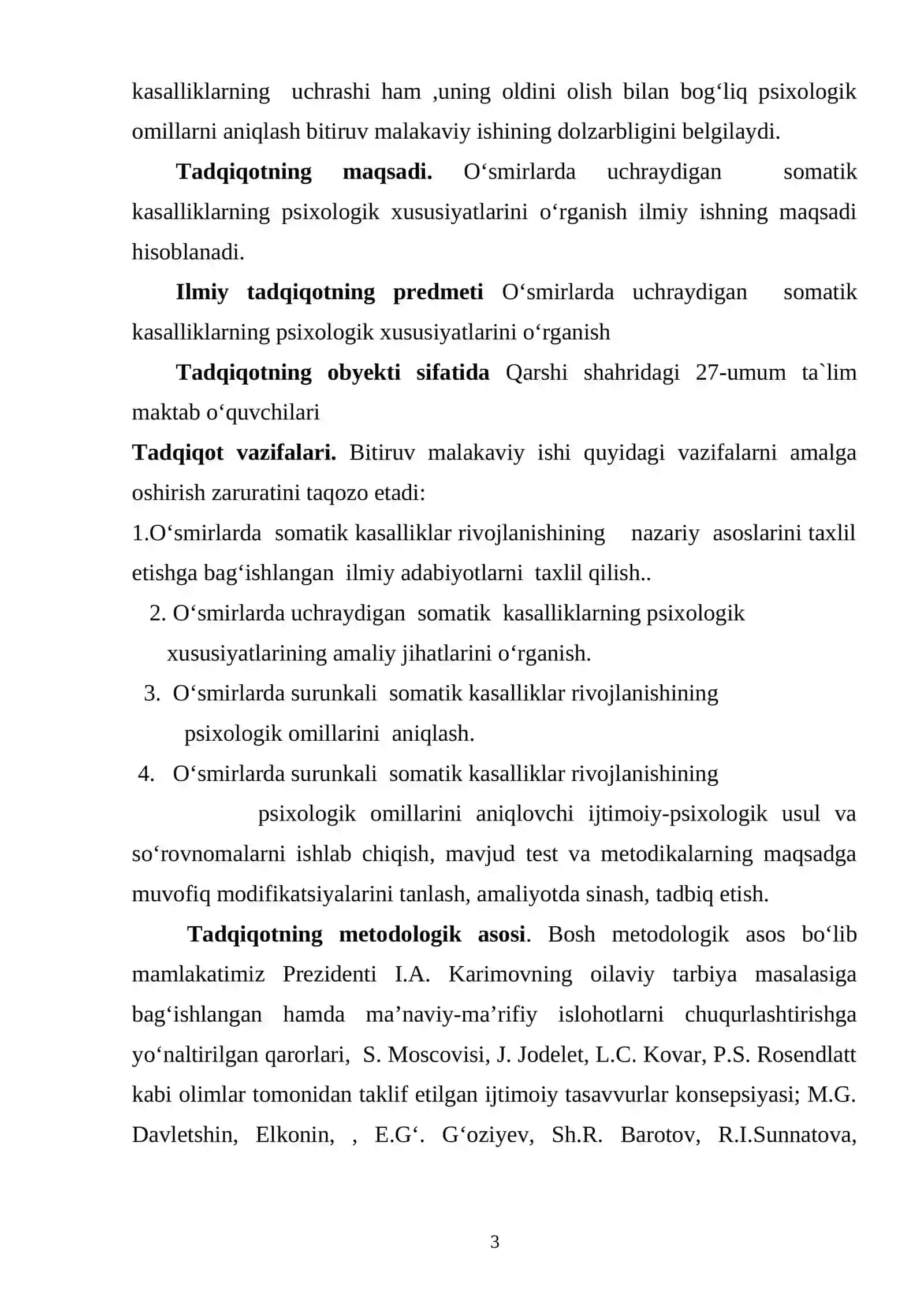 O‘smirlarda somatik kasalliklar rivojlanishining psixologik omillari 3