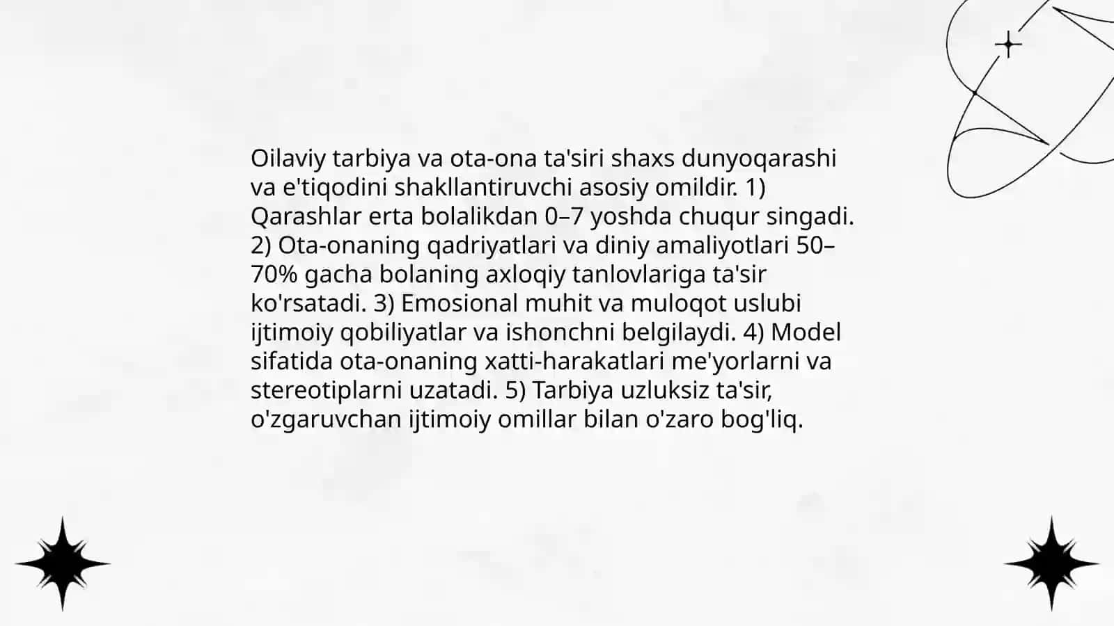 Shaxs dunyoqarashi va e’tiqodini o’zgartiruvchi omillar 3