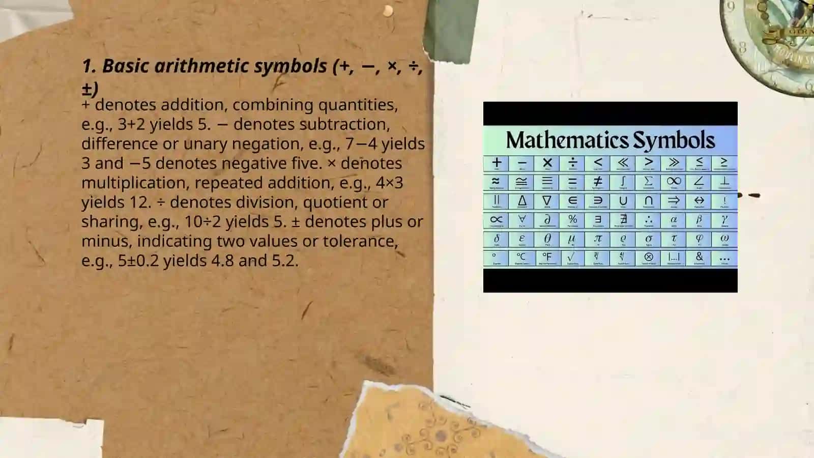 Mathematical Symbols. Mathematical Language 3