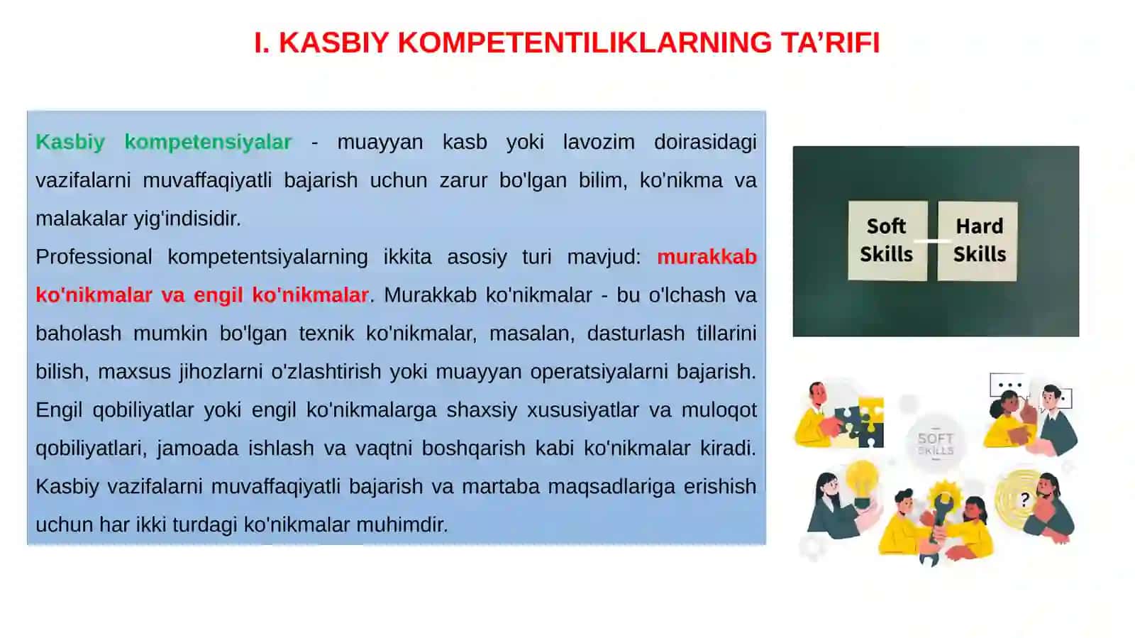 Kasbiy Kompetensiyalar 3
