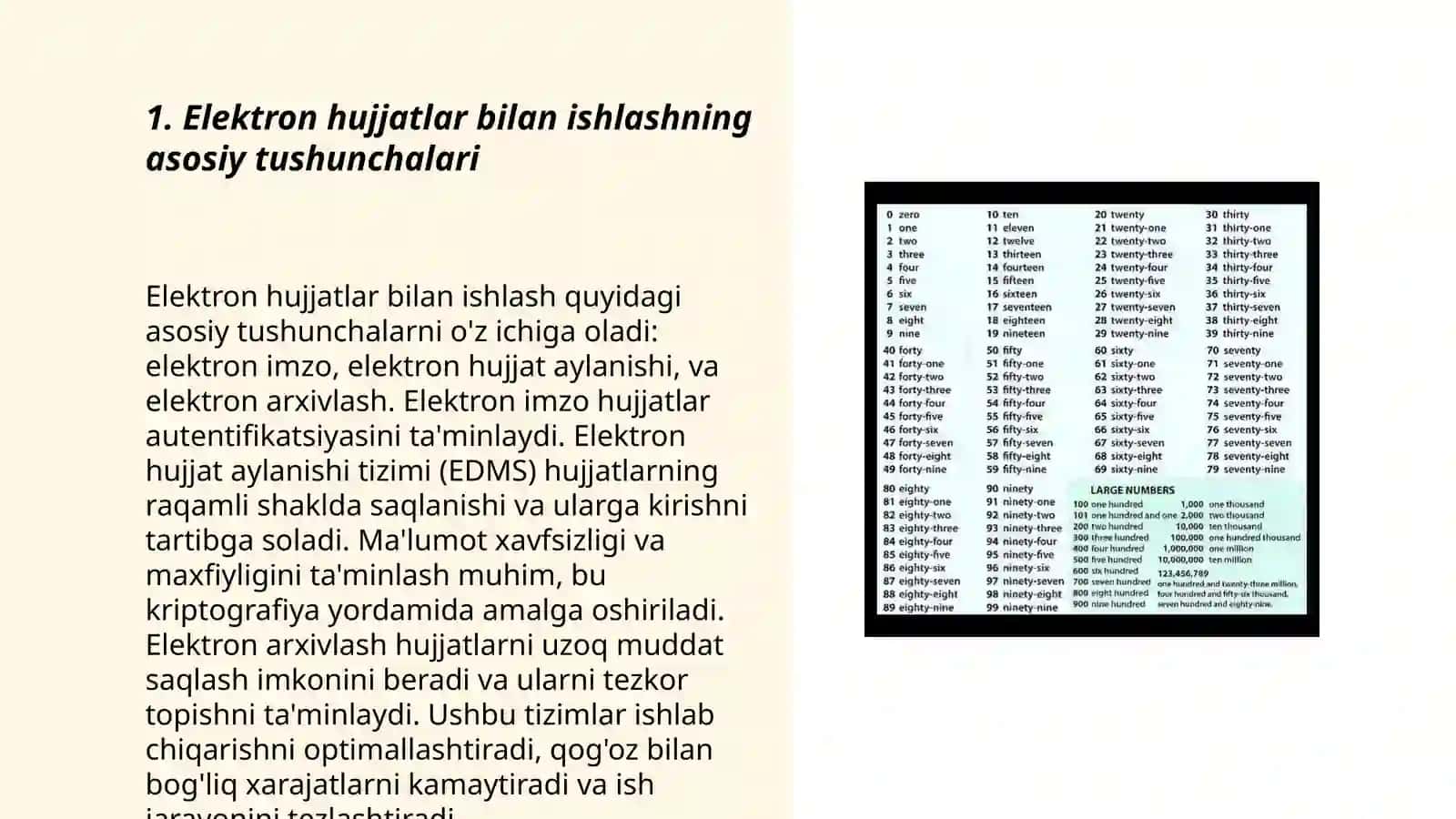 Elektron hujjatlarni amaliy dasturlar yordamida bajarish 3