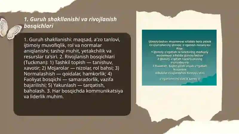 Psixologiyada gruhlar muammosi va qonuniyatlari 3