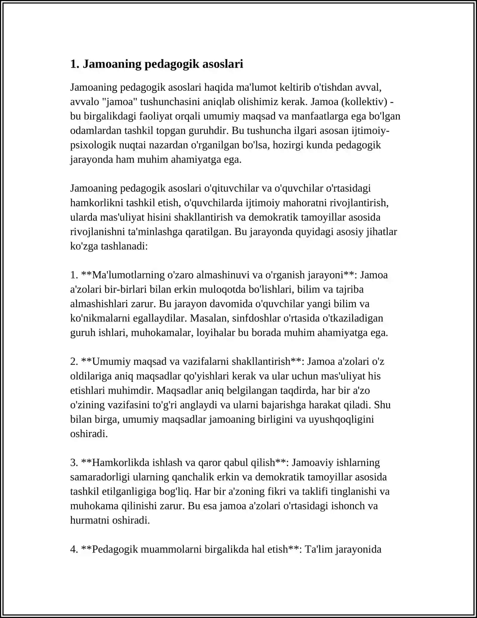 PEDAGOGIK JAMOANING PSIXOLOGIK XUSUSIYATLARI 3