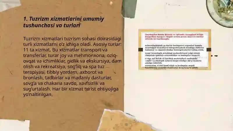Tuzrizmning asosiy xizmatlarni umumlashtirish 3