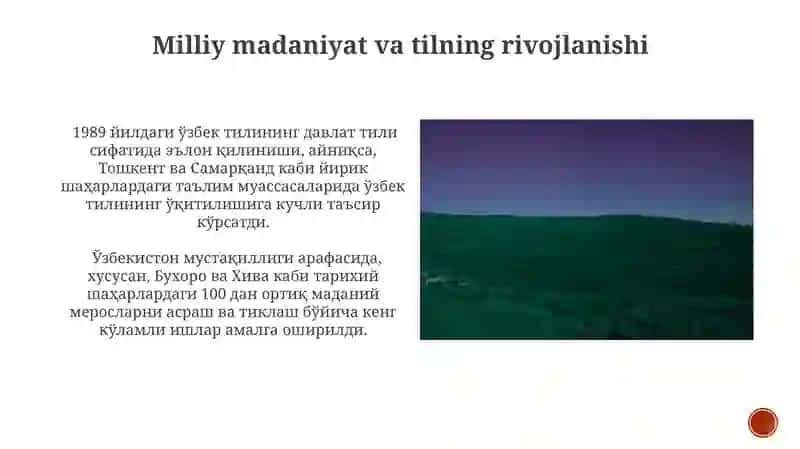 1989 йилдаги ўзбек тилининг давлат тили сифатида эълон қилиниши 3