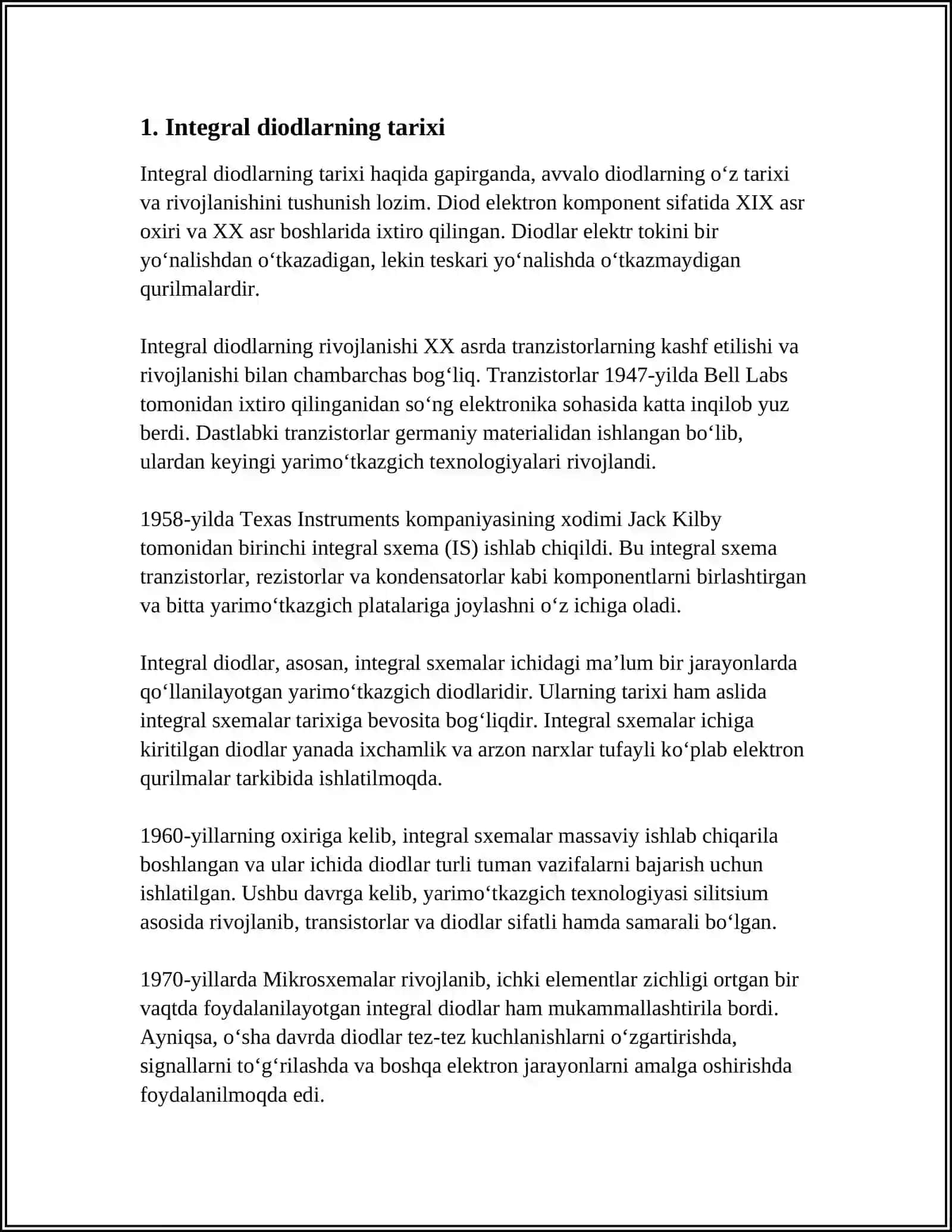 INTEGRAL DIODLAR 3