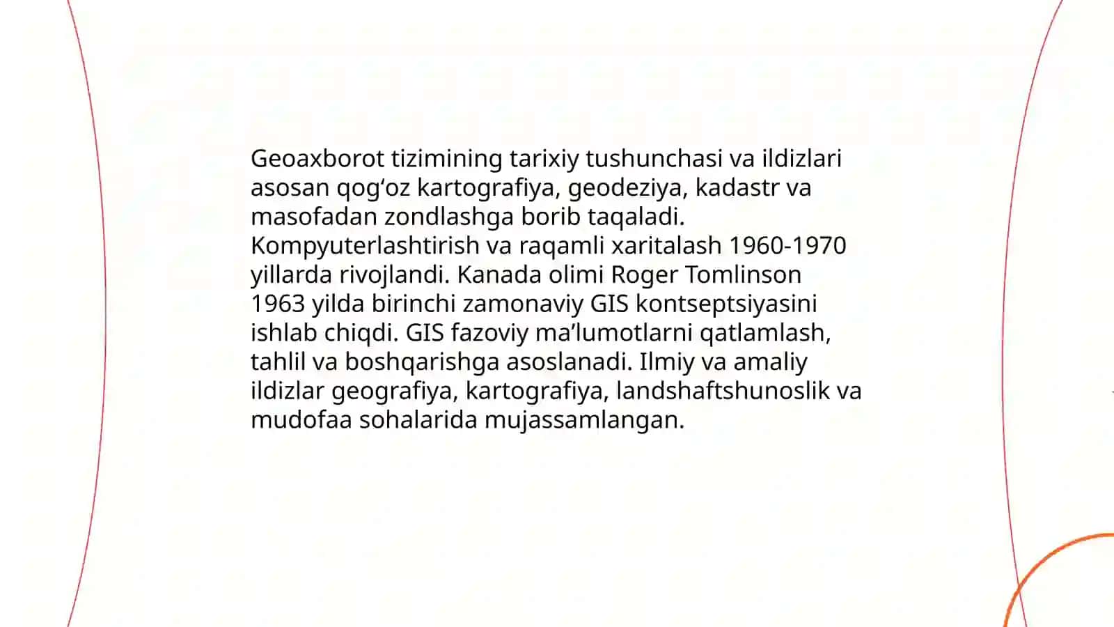 Geoaxborot tizimining tarixi 3