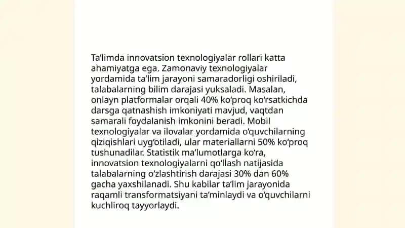 Ta'limda innovatsion texnologiyalarning roli 3