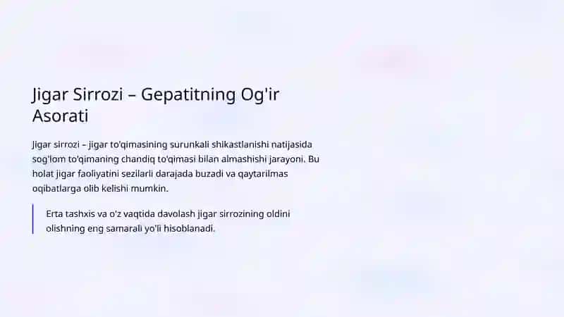 Gepatit va Jigar Sirrozi Propedevtikasi 3