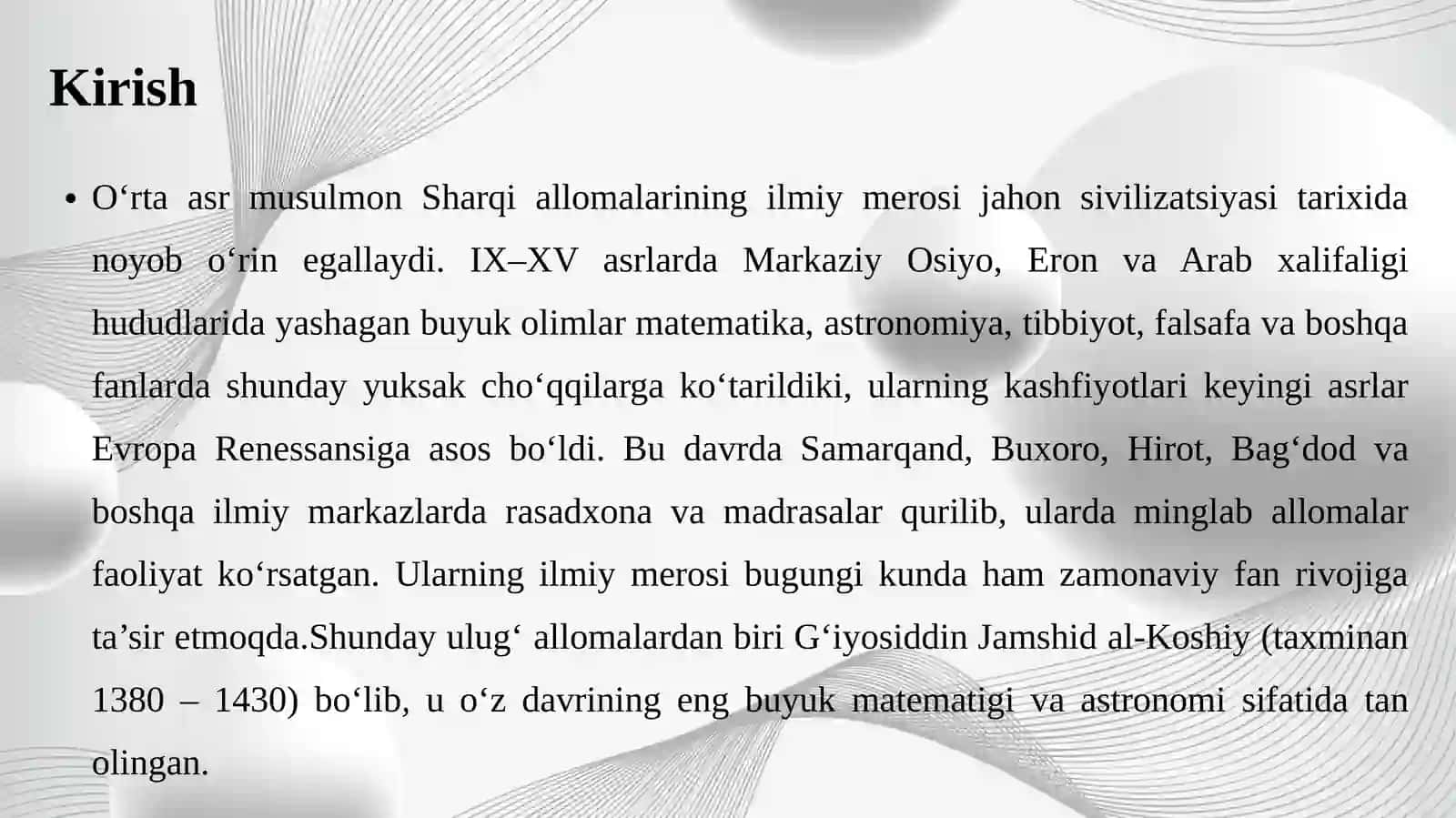 Jamshid al-Kashi (Vaf. 1430) 3
