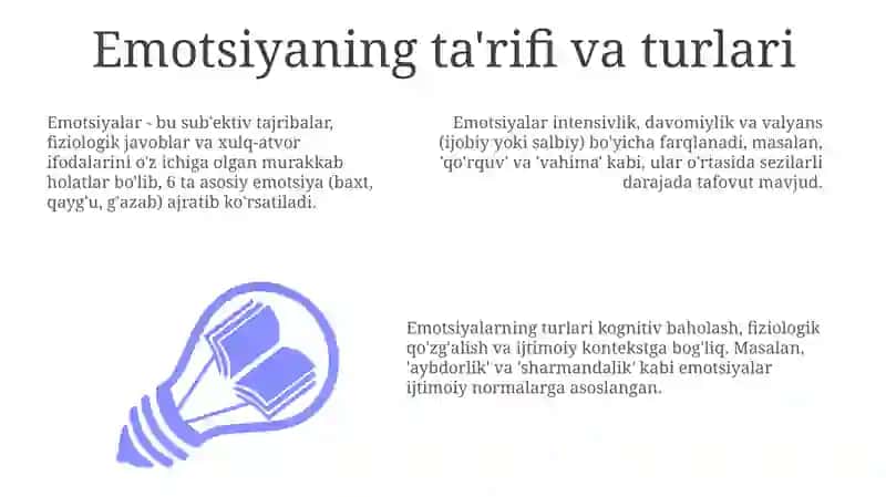 Emotsiya va uning tabiati 3