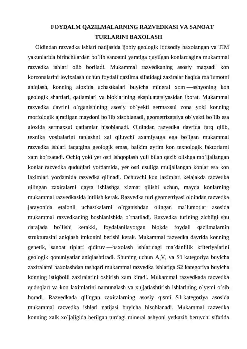 Foydali qazilma konlari samaradorlik koʻrsatkichlari 3